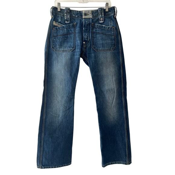 Diesel Industry Jeans RN 93243 CA 25594 Blue Made In Italy Size 29 Excellent LN - Picture 1 of 10